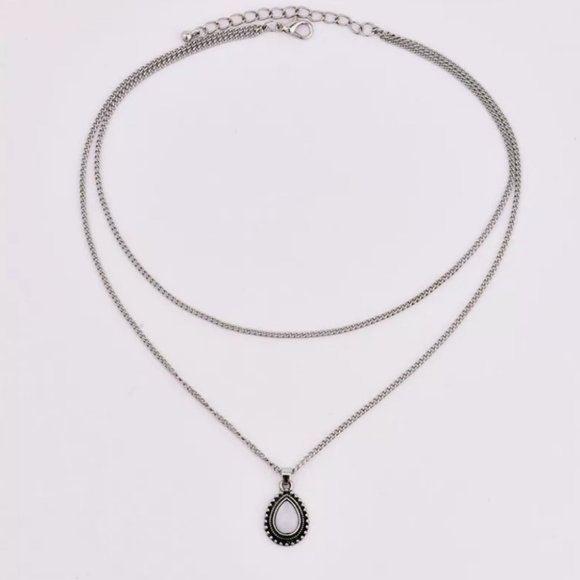 NEW Retro Dip Pendant Boho Bohemian Necklace - Picture 3 of 5